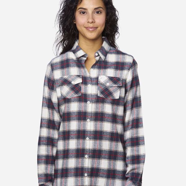 BURN LDY PLAID FLNL SHRT Thumbnail